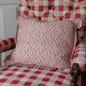 Otis Pink Frilly Cushion