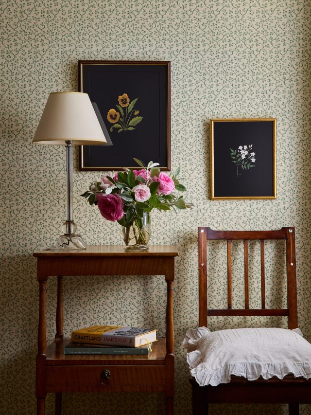 . Our new Isla wallpaper . Available in Green (Verdigris), Yellow (Gamboge) and Red (Madder), Isla is a subtle small-scale design that brings movement, texture and depth to walls while allowing the rest of a room to shine. I am a big wallpaper fan; I think it is such a wonderful backdrop to a room as it gives movement and depth to the walls . But sometimes you want a wallpaper that doesn’t steal the show but works as a calm backdrop to a space, and that is where Isla comes in . Remarkably versatile, Isla works equally well in bedrooms, kitchens, hallways, laundry rooms and drawing rooms, adapting effortlessly from decorative spaces to hardworking family rooms. With its understated pattern and timeless appeal, Isla embodies a growing shift towards quieter decorating - proof that wallpaper doesn’t need to shout to make an impact . All artwork by the wonderful @beatricevonpreussen .